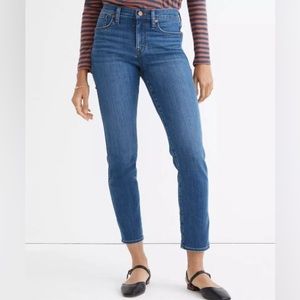 Madewell Mid-rise Stovepipe Jeans in Leman wash